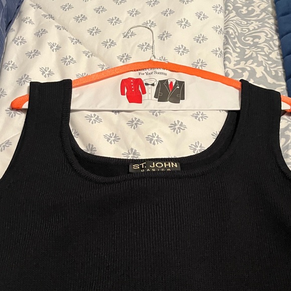 St. John Basics Black Knit Top - Picture 4 of 4